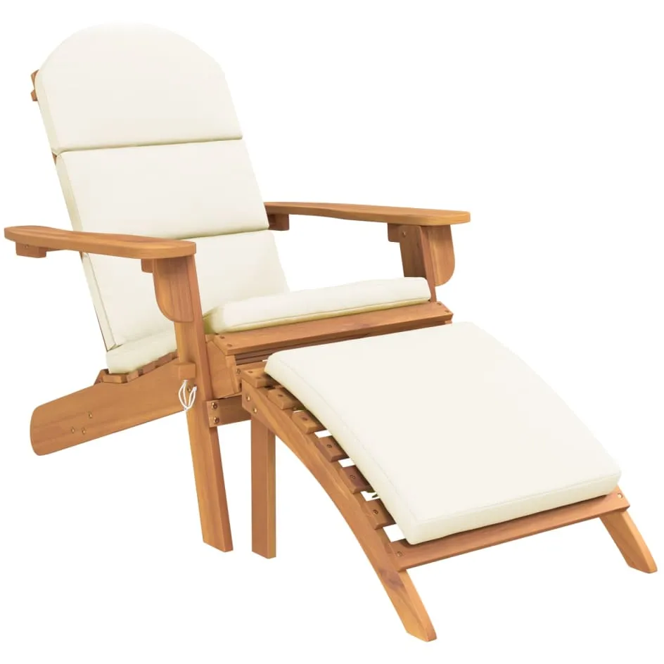 vidaXL 3-delige Loungeset Adirondack massief acaciahout bruin, foto 4