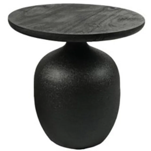 Tower Living Vigo endtable 45x45x43 fixed black Zwart
