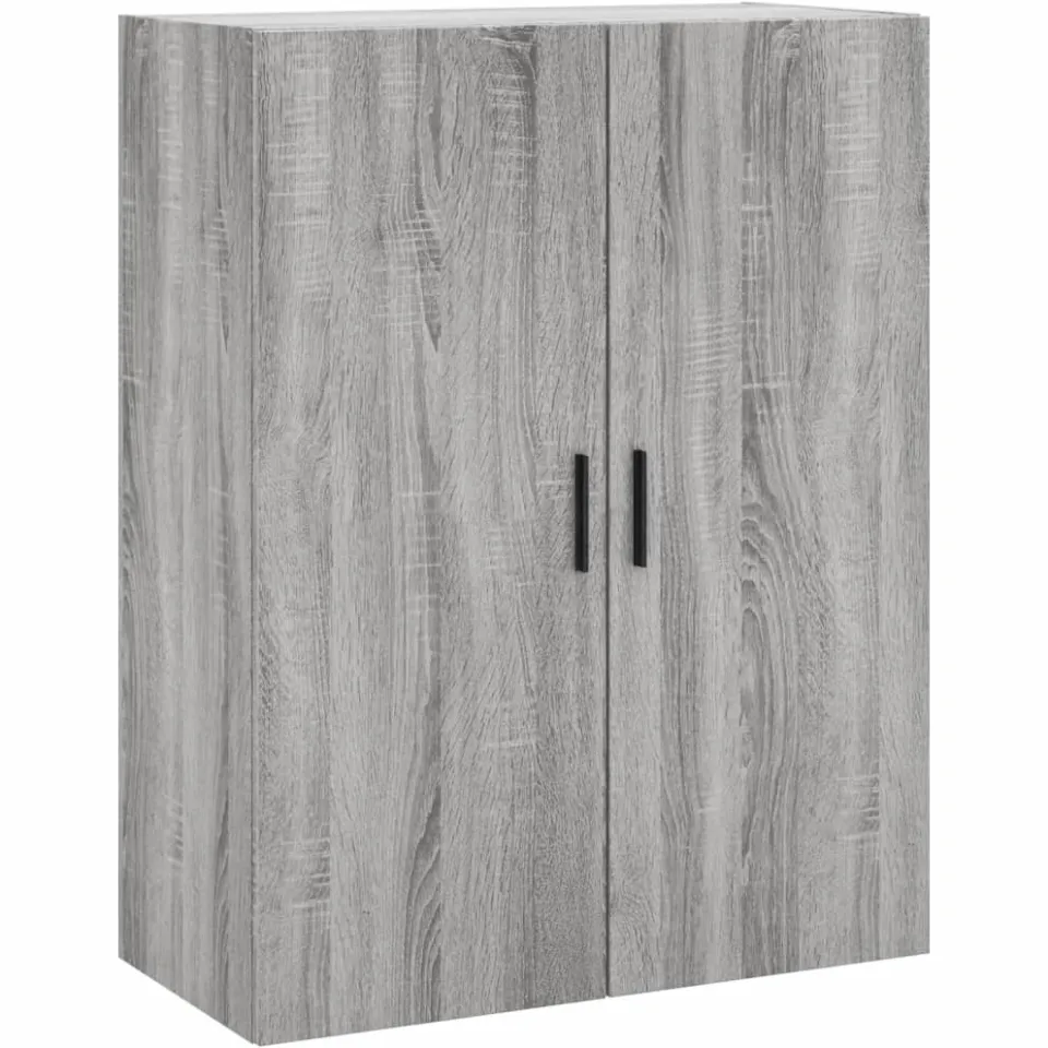 vidaXL Bovenkast 69,5x34x90 cm grijs sonoma eikenkleurig