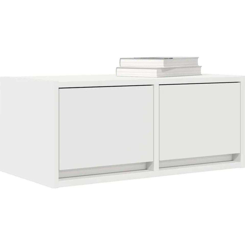 vidaXL Tv-meubel 60x31x25,5 cm bewerkt hout wit