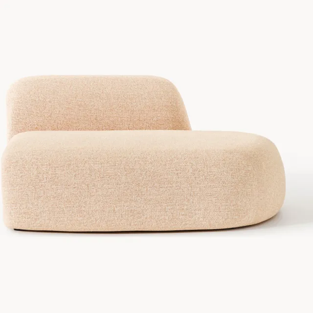 Westwing Collection Bouclé chaise module Wolke Oranje