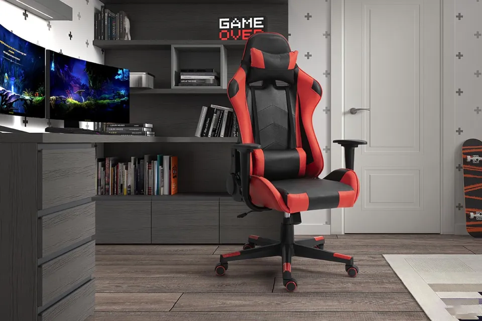 gamingstoel Victor rood, foto 7