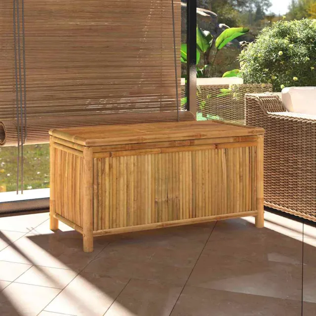 vidaXL Tuinbox 110x52x55 cm bamboe bruin, foto 2