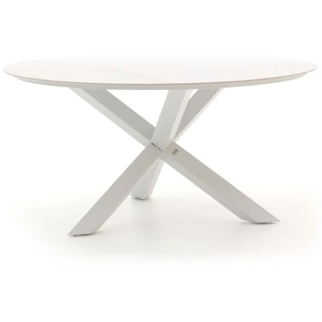 Bellagio tuinmeubelen Bellagio Lodola dining tuintafel ø 150cm Wit
