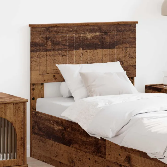 vidaXL Hoofdbord Oud Hout Bewerkt hout Bruin