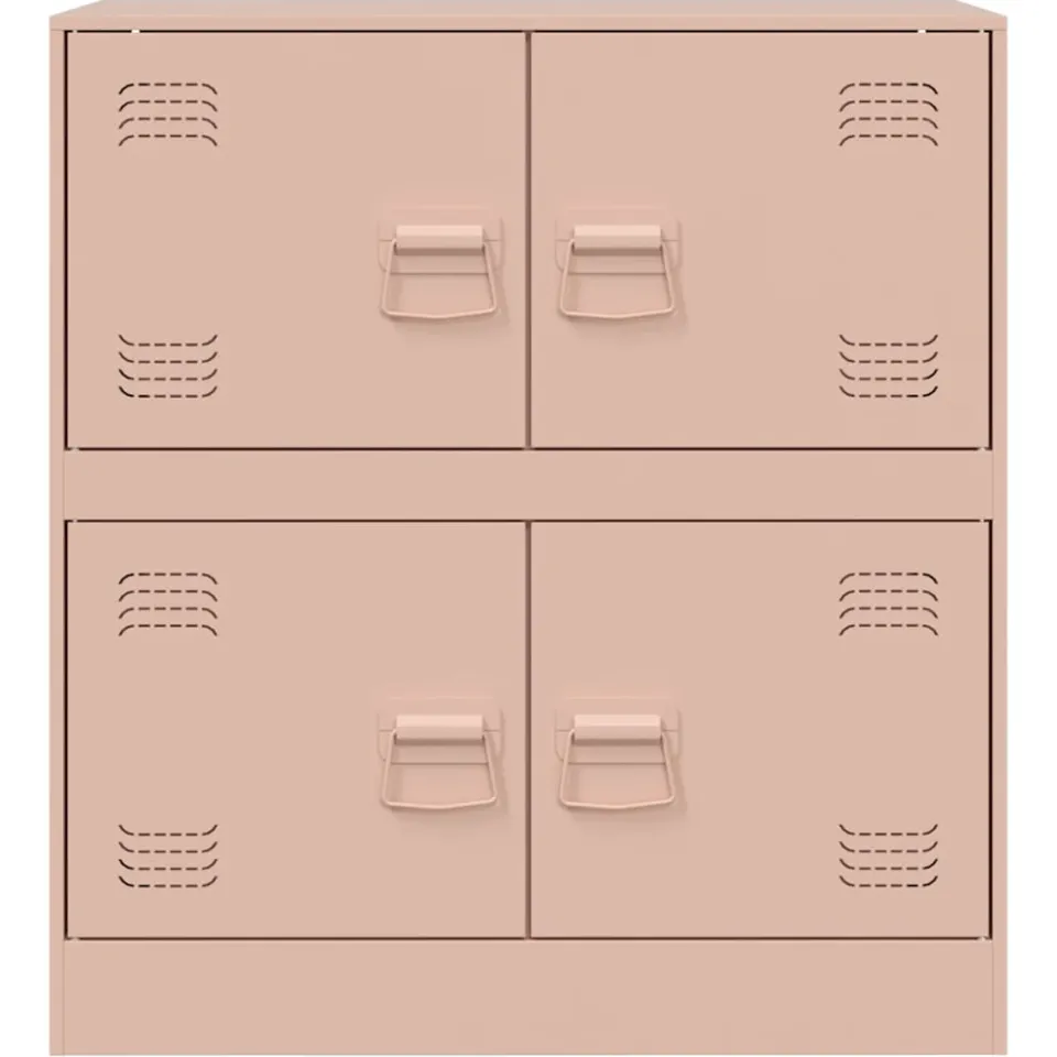 vidaXL Dressoir 67x39x73 cm staal roze, foto 4