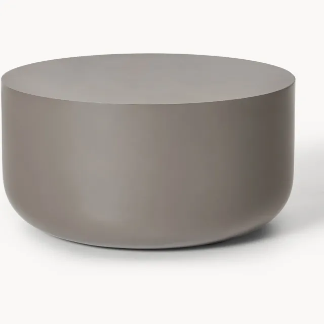 Westwing Collection Ronde in- & outdoor salontafel Rona Grijs