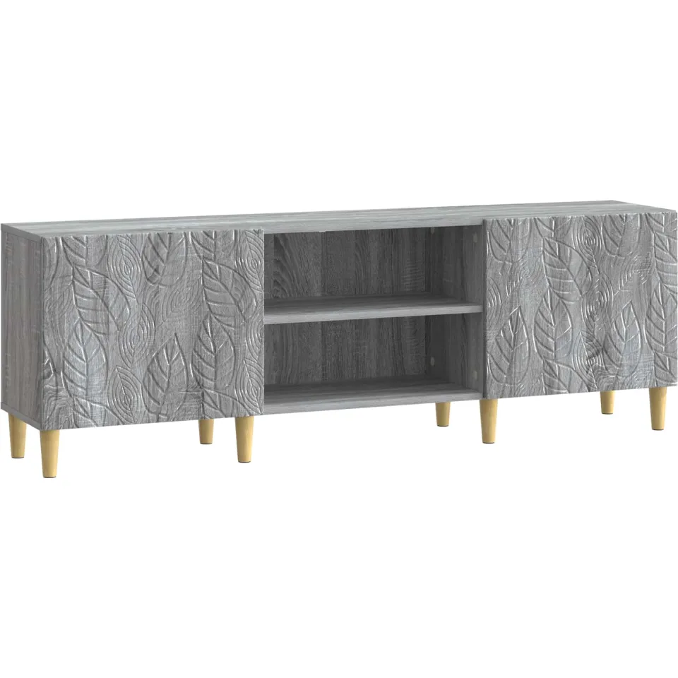 vidaXL TV-kast 150 x 31 x 50 cm Grijs Sonoma Bewerkt hout
