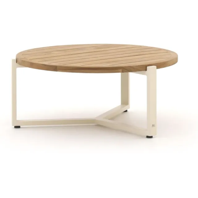 Apple Bee Monaco lounge tuintafel ø 75cm (h: 34) Bruin