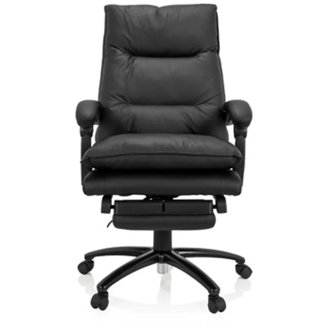 MyBuero Directiestoel RELAX CL 200 met voetenbank PU zwart hjh OFFICE