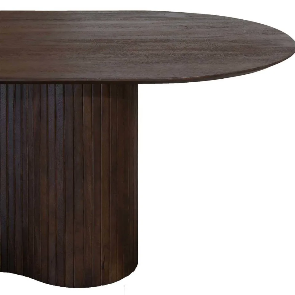 Giga Meubel Eettafel Ava - Ovaal - Mangohout - 240cm, foto 4