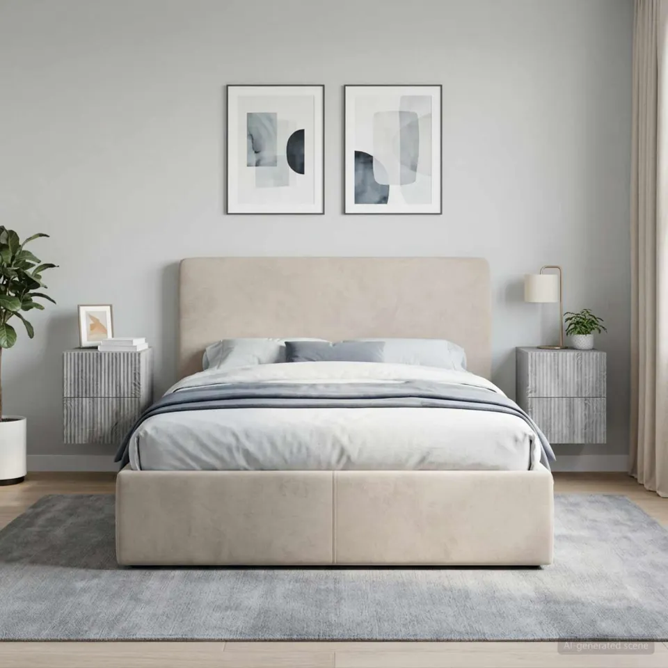 vidaXL Wandbeugel Bedkast 2 st Grijs sonoma 33 x 34,5 x 40 cm, foto 4