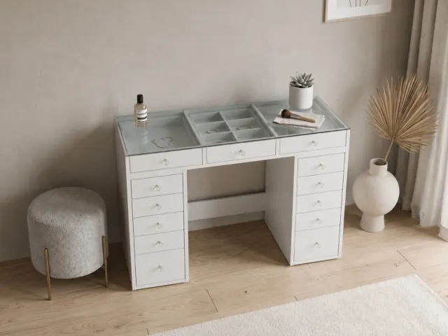 Mobistoxx Jessie make-uptafel wit