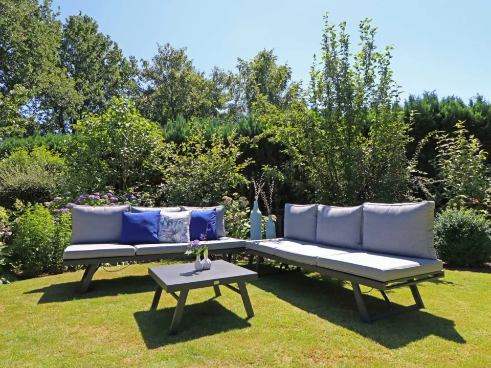 Forza Furniture Forza Vadena hoek loungeset 4-delig verstelbaar grijs, foto 4