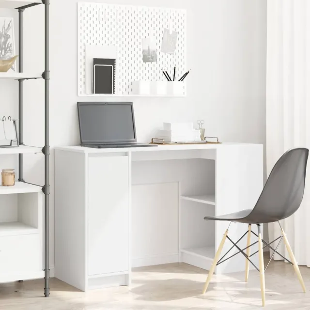 vidaXL Bureau 120x42x76 cm spaanplaat wit