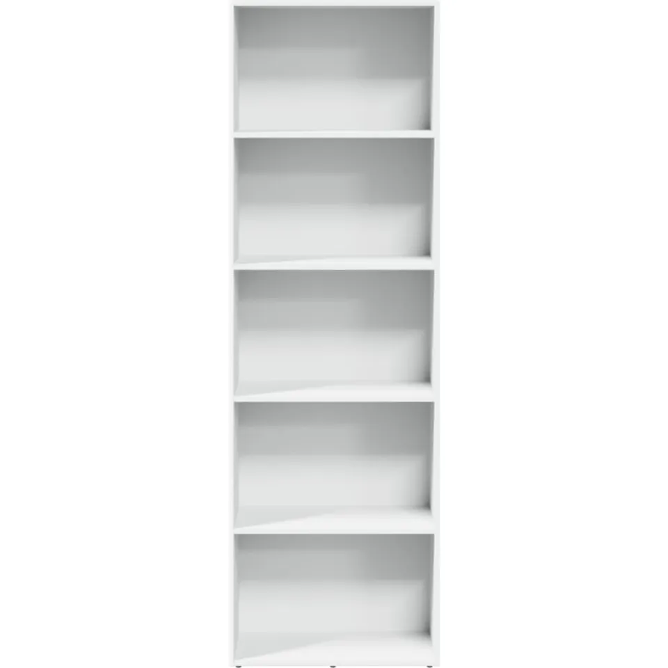 vidaXL Boekenkast 60x30x189 cm bewerkt hout wit, foto 3