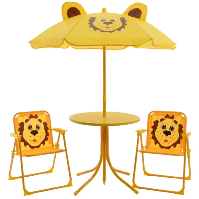 Outdoorliving by Decoris bistro set kids geel