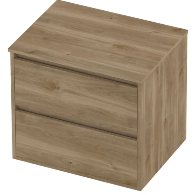 Proline Deck Badmeubelset Greeploos Symmetrisch Kader 60x46x54 cm Cider Oak Eiken