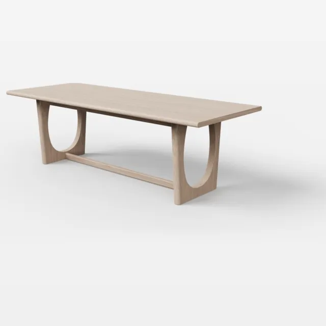 Nordic Home Albert eettafel 95x180 cm - naturel Bruin