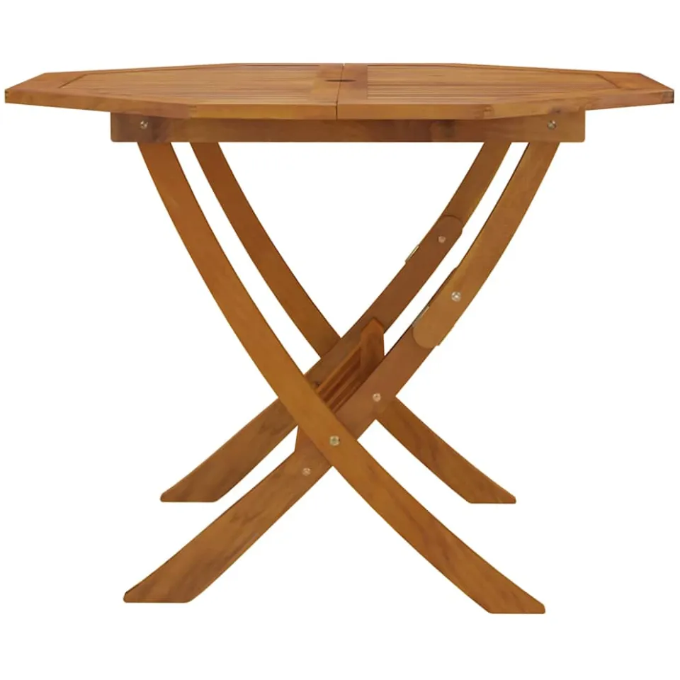 vidaXL Tuintafel inklapbaar 90x75 cm massief acaciahout bruin, foto 4