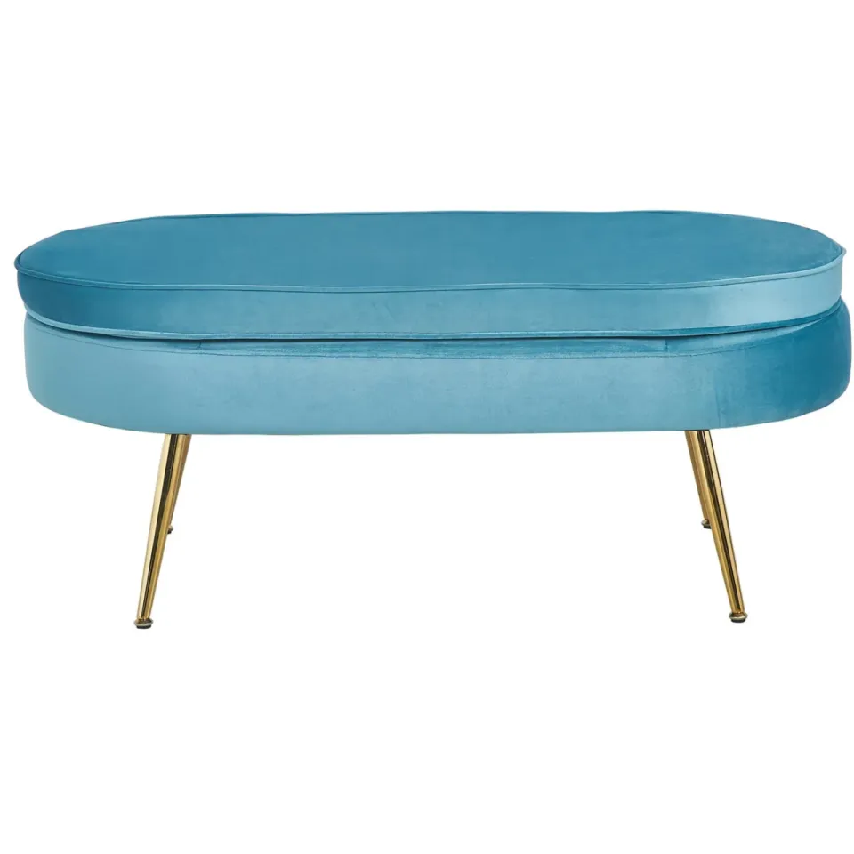 poef Chanelle blauw, foto 2