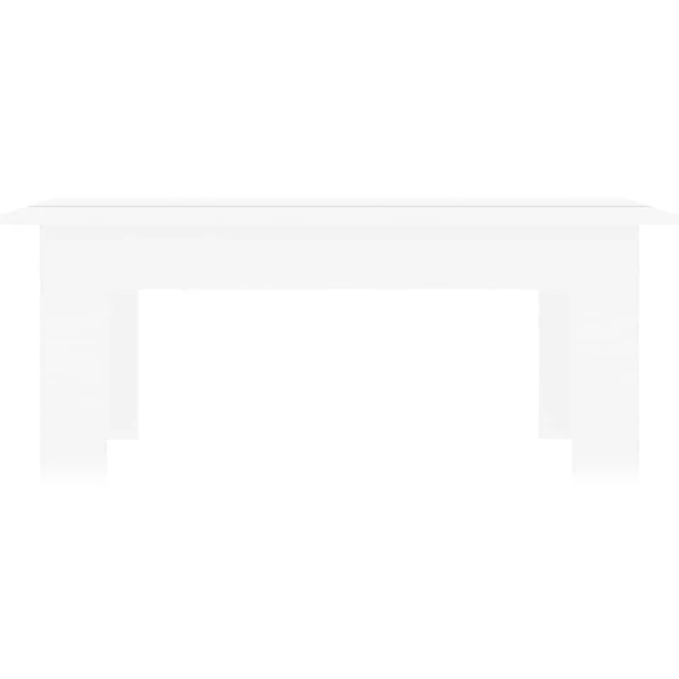 vidaXL Salontafel 100x60x42 cm bewerkt hout wit