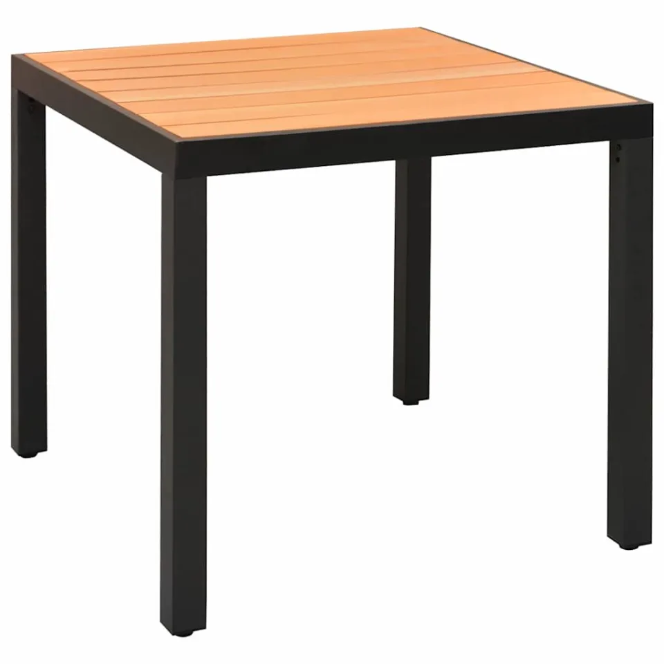 vidaXL 5-delige Tuinset aluminium zwart, foto 4