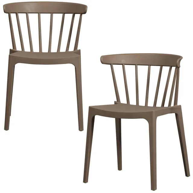 WOOOD Bliss tuinstoelen bruin melange brown melange