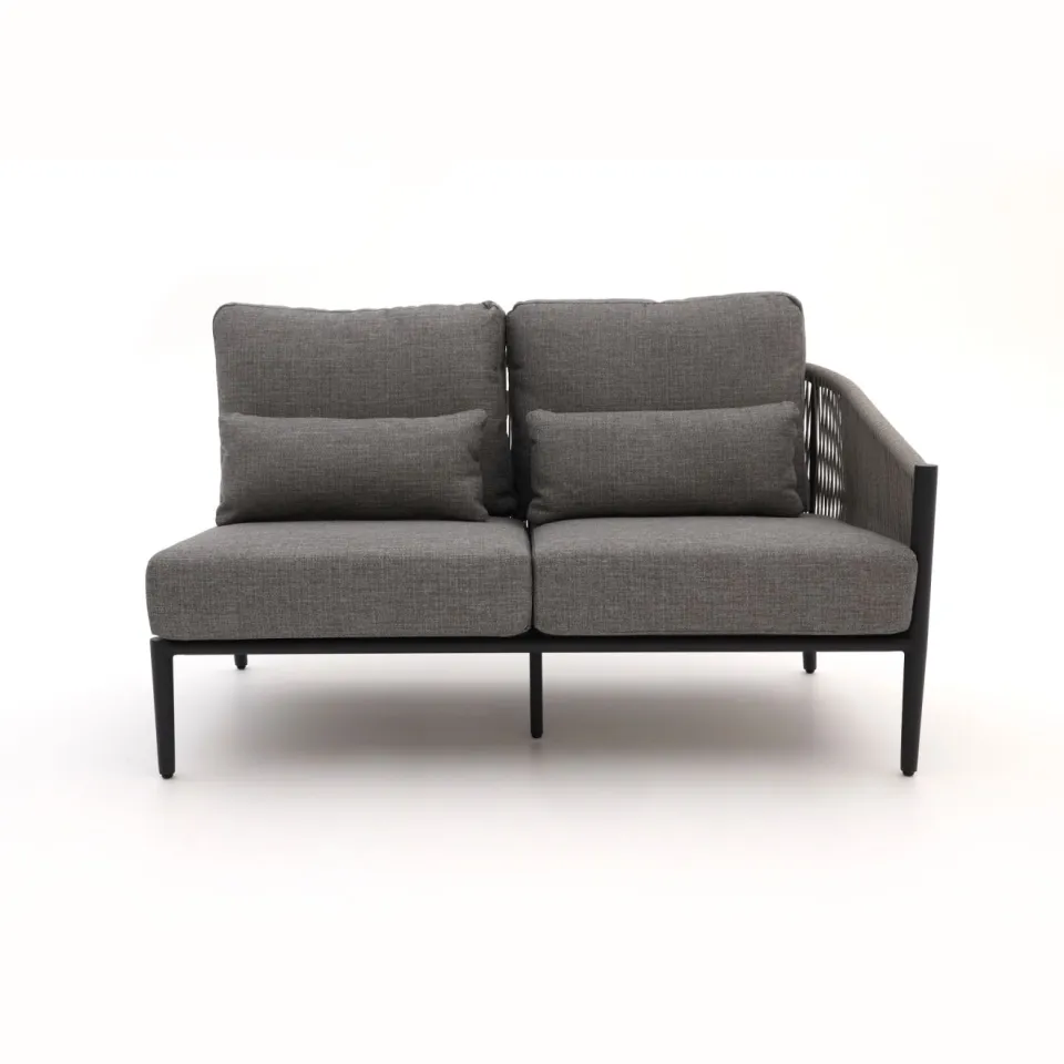 Bellagio tuinmeubelen Bellagio Mineo/ROUGH-K hoek loungeset 6-delig grijs, foto 4