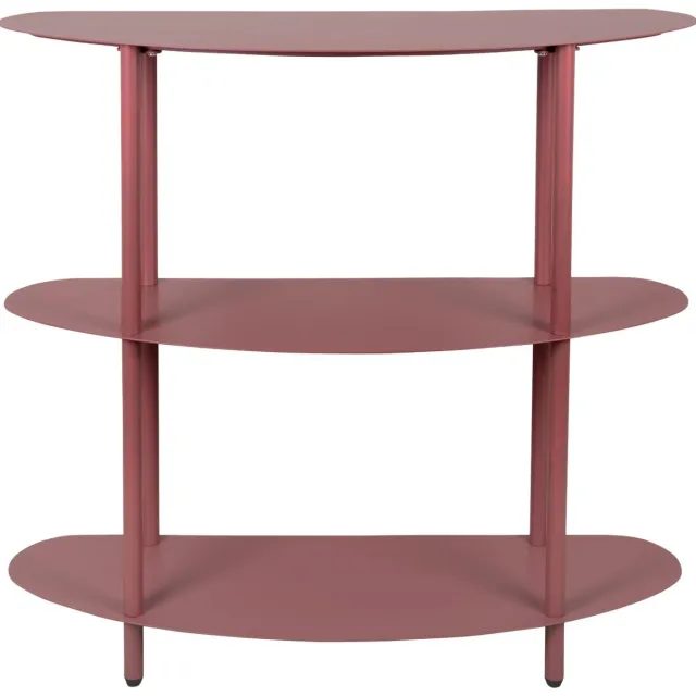 Leitmotiv Side table Riqueza - Bordeaux - 90x28x82cm - Modern Rood