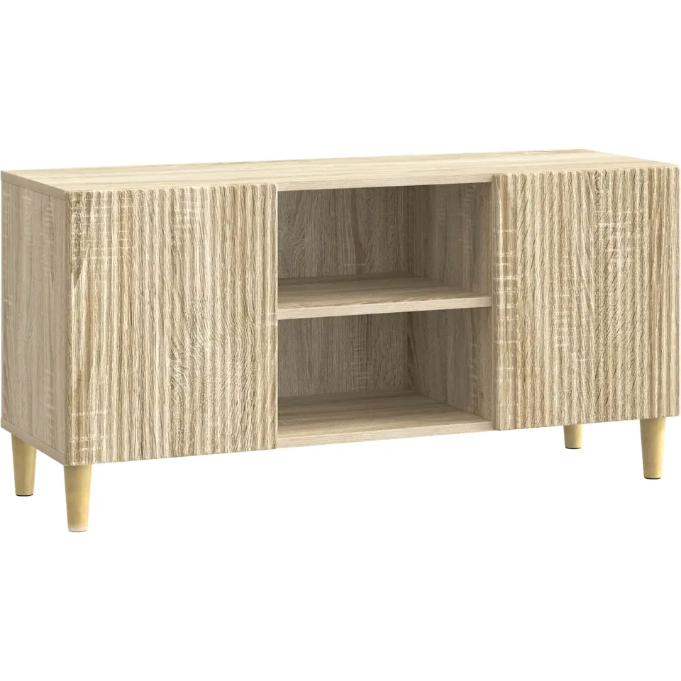 vidaXL TV-kast 102 x 34,5 x 50 cm Sonoma Eiken Bewerkt hout, foto 3