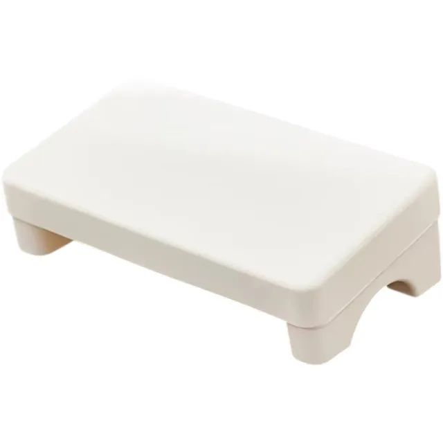 rimmo Ergonomische Voetensteun voor Bureau – Voetsteun Onder Bureau – Voetenbankje voor Kantoor & Thuis – Comfortabel, Ruimtebesparend en Ondersteunt Juiste Zitpositie - Wit