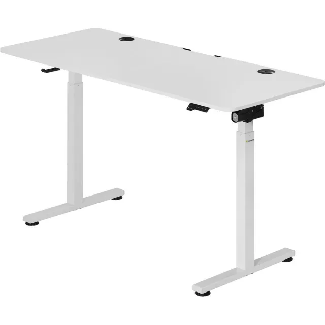 Juskys Elektrisch Verstelbaar Bureau / Sta Zit Bureau - 140 x 60 cm - Wit
