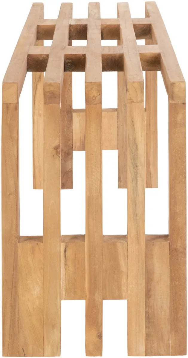 House Nordic Tuinbank Benidorm Teak 90cm Bruin
