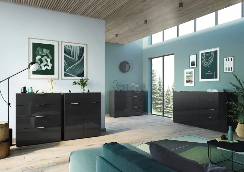 dressoir Sirmione zwart, foto 4
