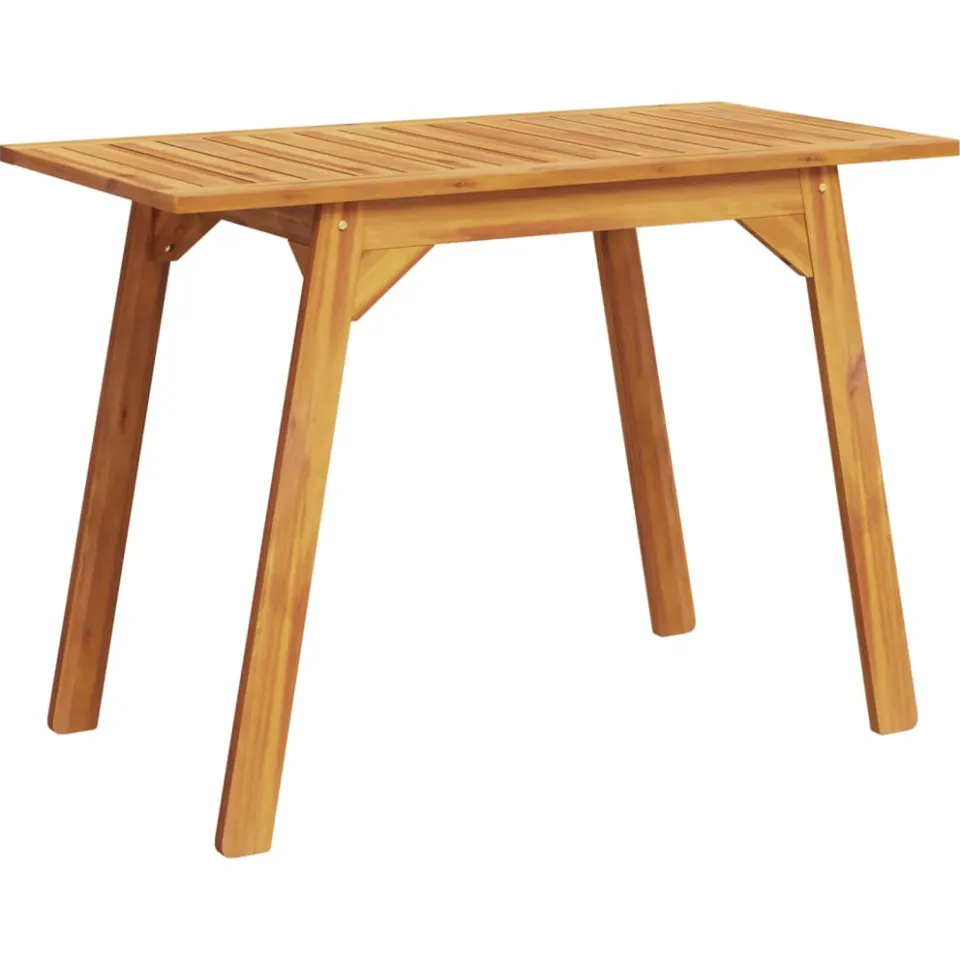 vidaXL Tuintafel 110x56x75 cm massief acaciahout bruin, foto 4