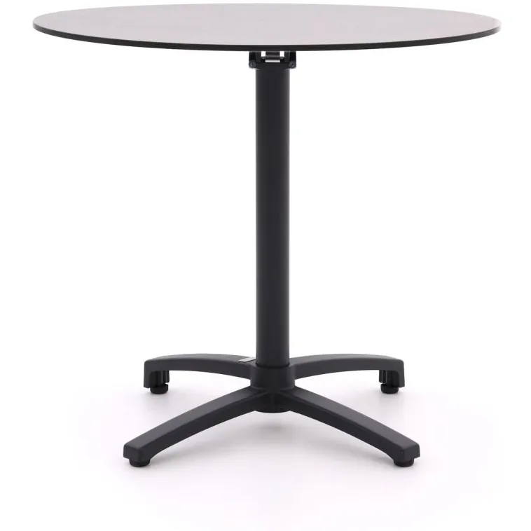 Bellagio tuinmeubelen Bellagio Canzo klaptafel ø 80cm (h:73cm) grijs, foto 4