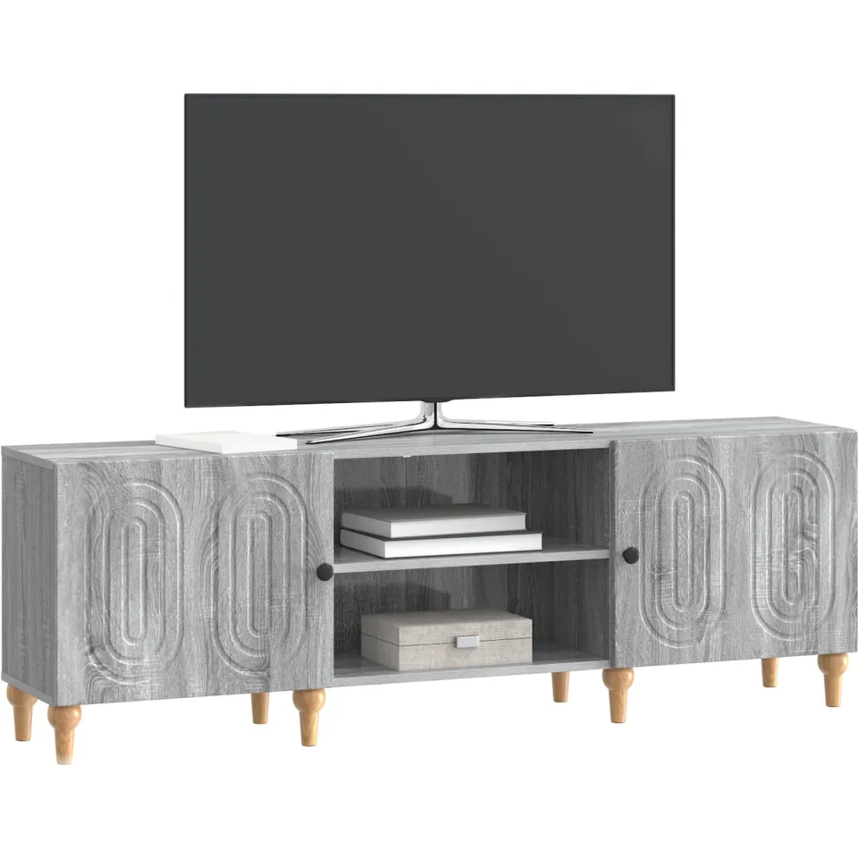 vidaXL TV-kast 150 x 31 x 50 cm Grijs sonoma Bewerkt hout