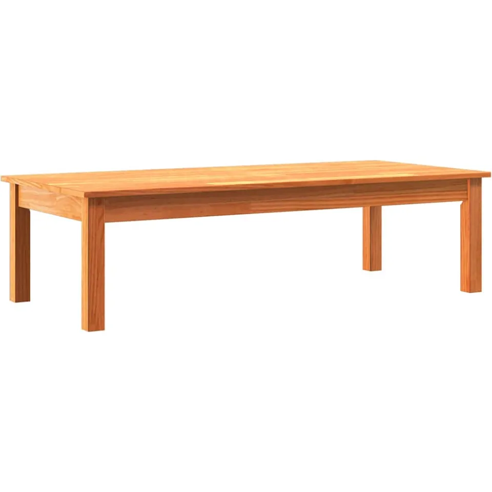 vidaXL Salontafel Wasbruin 110 x 50 x 30 cm Massief grenenhout bruin, foto 3