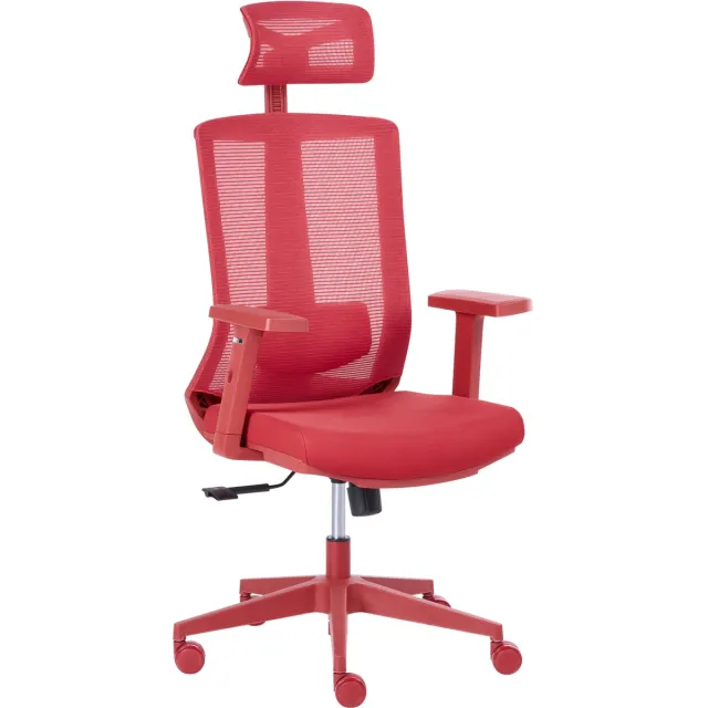 Beliani ENSO - Bureaustoel - Rood - Mesh