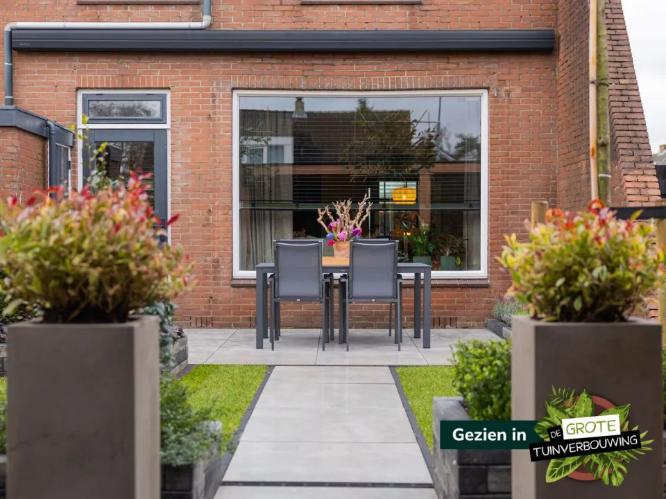 Forza Furniture Forza Centallo dining tuinstoel stapelbaar grijs, foto 4