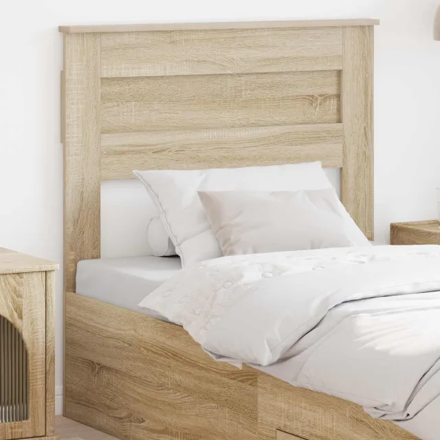vidaXL Hoofdbord Sonoma Eiken Bewerkt hout Bruin