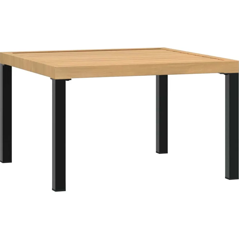 vidaXL 3-delige Loungeset met kussens aluminium zwart, foto 4