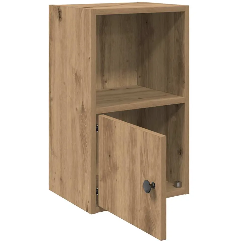 vidaXL Boekenkast 31x24x52 cm bewerkt hout artisanaal eikenkleurig, foto 4