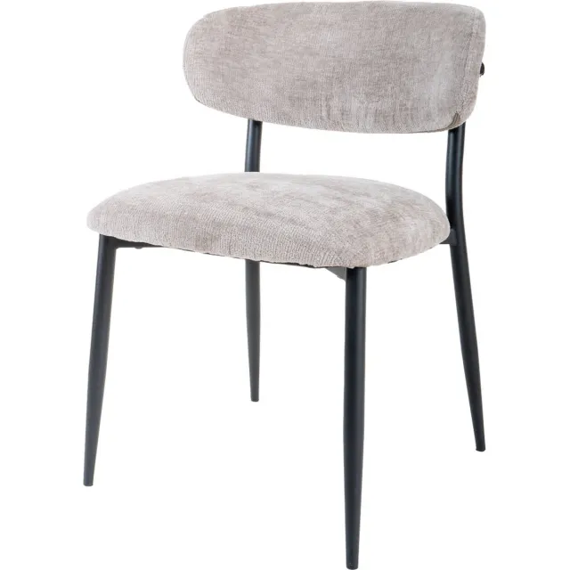 Home67 Eetkamerstoel Dion - Perfect Harmony - Natural - Moderne Kuipstoel in Scandinavische / Industriële Stijl