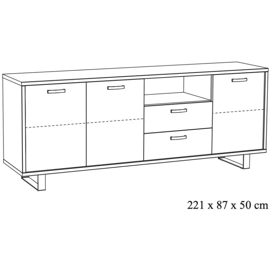 dressoir Namibia bruin, foto 4
