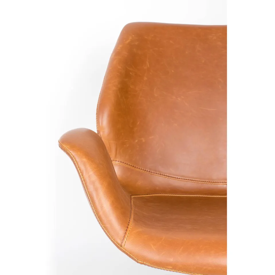 Zuiver fauteuil Nikki bruin, foto 7