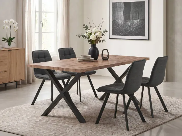 Mobistoxx Elega eettafel Canadese eik