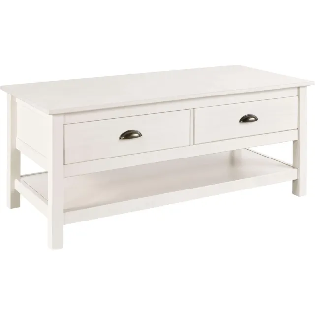 Notio Living Harry-Salontafel - 2-laden - Wit Lak