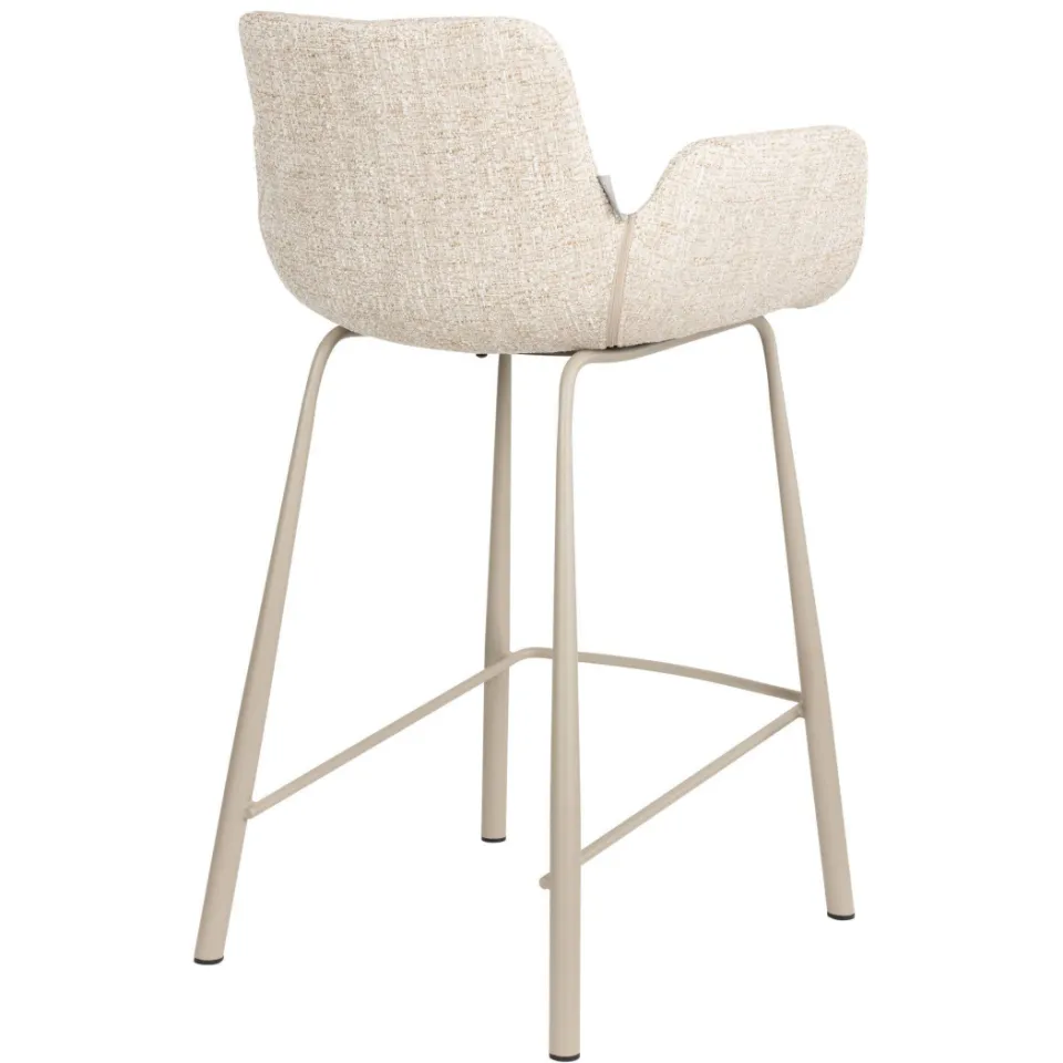 Zuiver Brit barkruk beige, foto 4